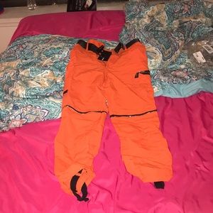 Fashion Nova Pocket Cargo Joggers - Orange